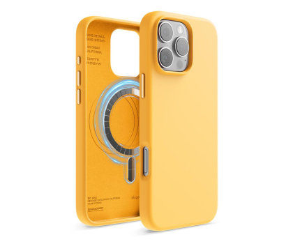 Etui do telefonów Elago Magnetic Silicone do iPhone 16 Pro Max Sunshine ES16MSSC69PRO-SUN